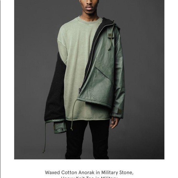 Yeezy military camo camouflage jacket coat parka
Season 3 waxed anorak - Picture 3 of 11